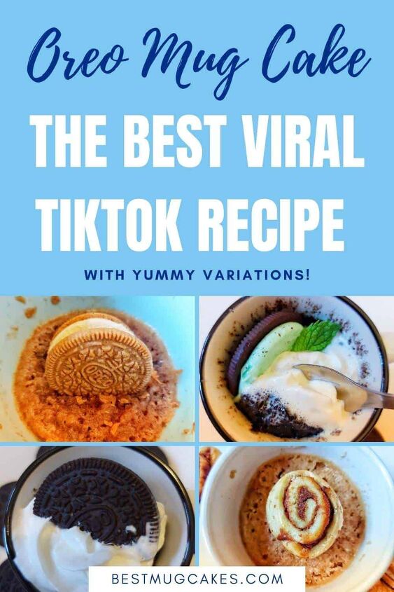 oreo mug cake the best viral tiktok recipe with 5 yummy variations