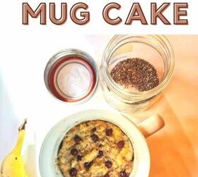 banana bread in a mug for when you crave a quick healthy snack