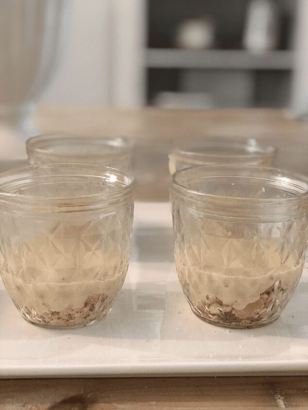 old fashioned banana pudding served in a jar