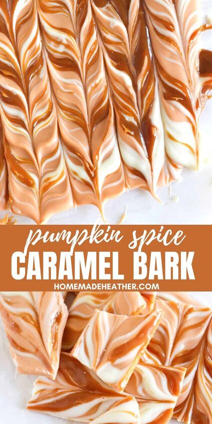 pumpkin spice caramel bark recipe