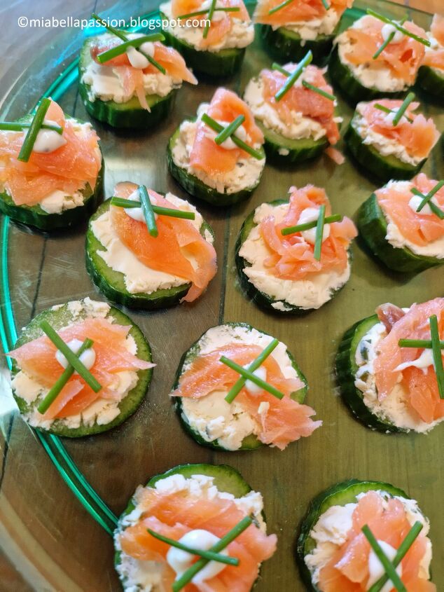 savoury cucumber hors d oeuvres