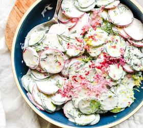 Cucumber and Radish Salad With Yogurt