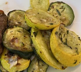 grilled garlic and herb zucchini recipe