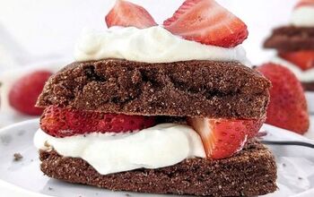 Easy Chocolate Strawberry Shortcake (High Protein)