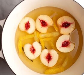 If you've never poached your peaches before, then try this ASAP (SO delicious!)