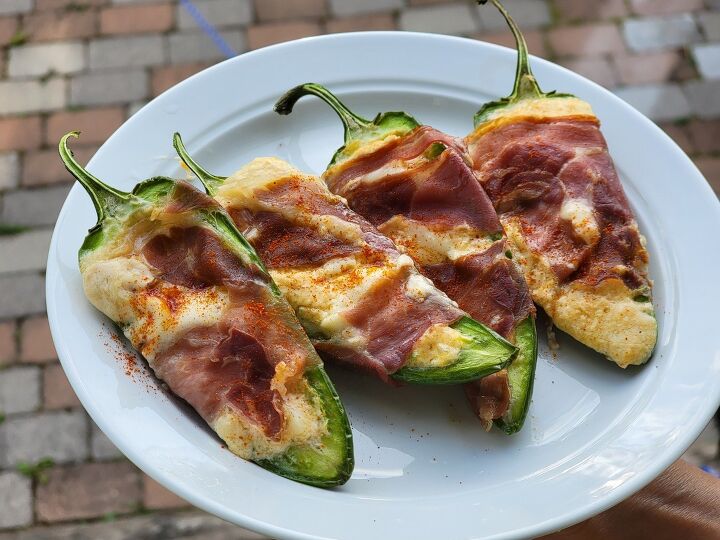 grilled cheesy jalapeno with prosciutto