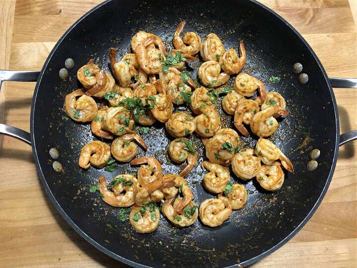 chili lime shrimp, Done in minutes