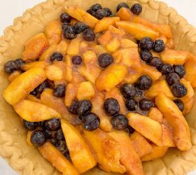 peach blueberry pie