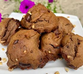 healthy double chocolate chip cookies eggless recipe, Double chocolate walnut cookies Yummy
