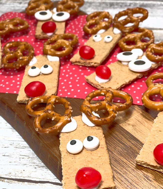 reindeer easy christmas cookies for kids to make