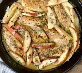 Chicken and Apples in Cider Cream Sauce