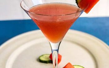 Watermelon Martini With Cucumber Vodka