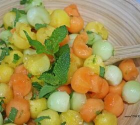 Refreshing 3 Melon Salad With Lime & Mint