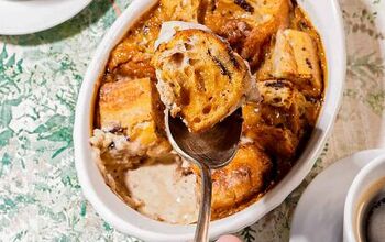 Chocolate Sourdough Bread Pudding for Two