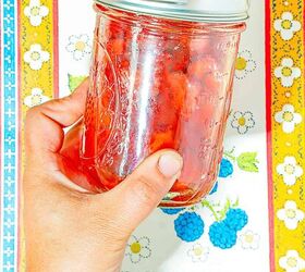honey fermented strawberries