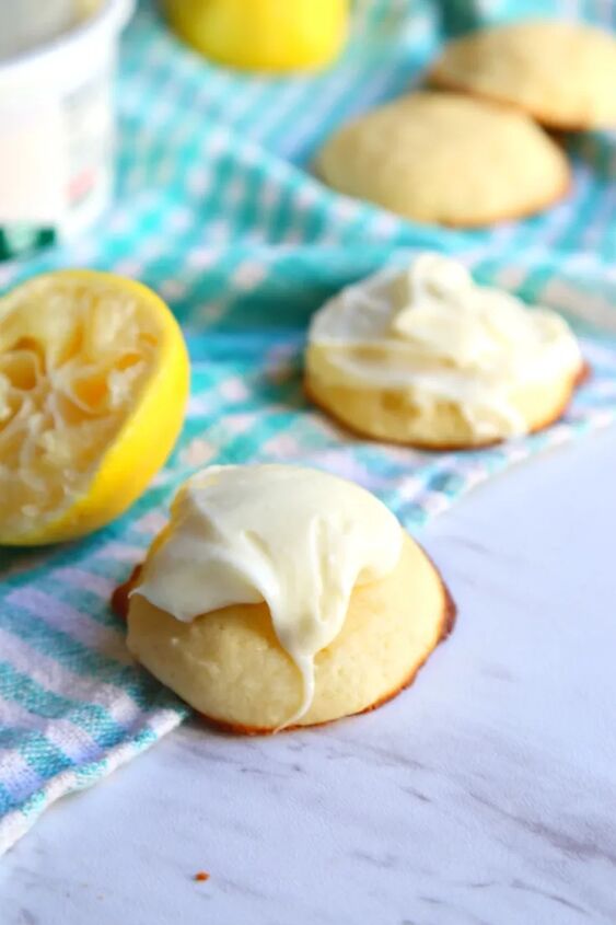 lemon ricotta cookies with cream cheese frosting
