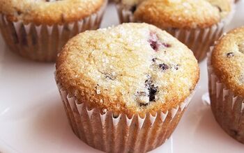 Sugar-Crusted Blackberry Muffins