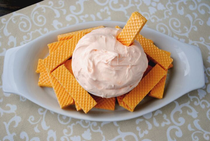 creamsicle fruit dip with fluff