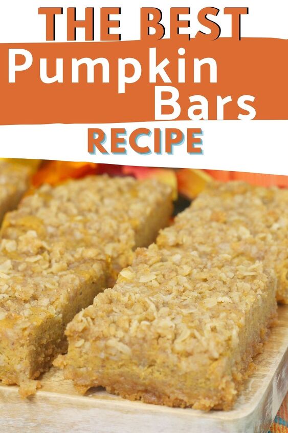 the best pumpkin bar recipe with streusel topping