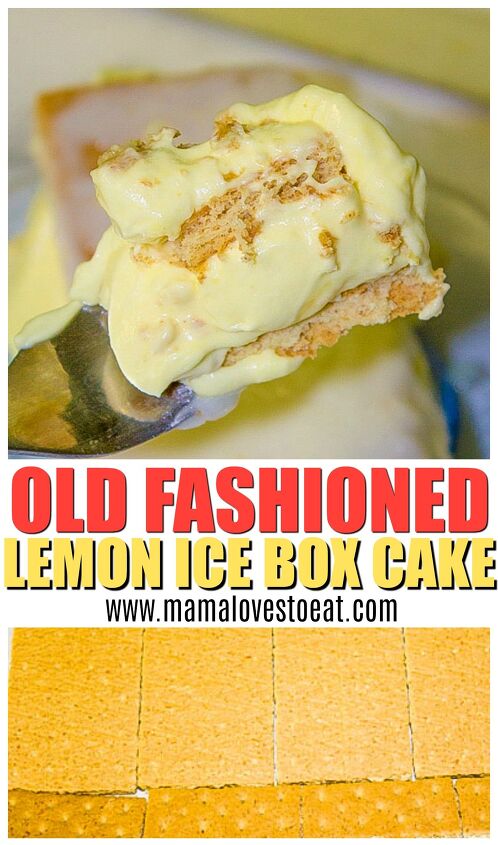 lemon icebox cake