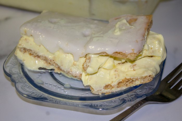 lemon icebox cake