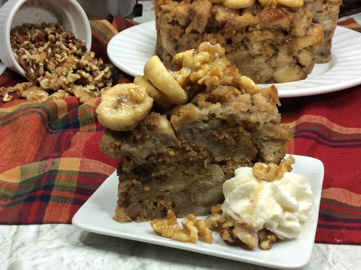 instant pot caramelized banana walnut french toast