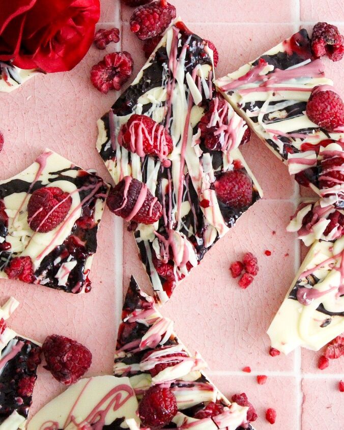 Ruby Raspberry Triple Chocolate Bark | Foodtalk