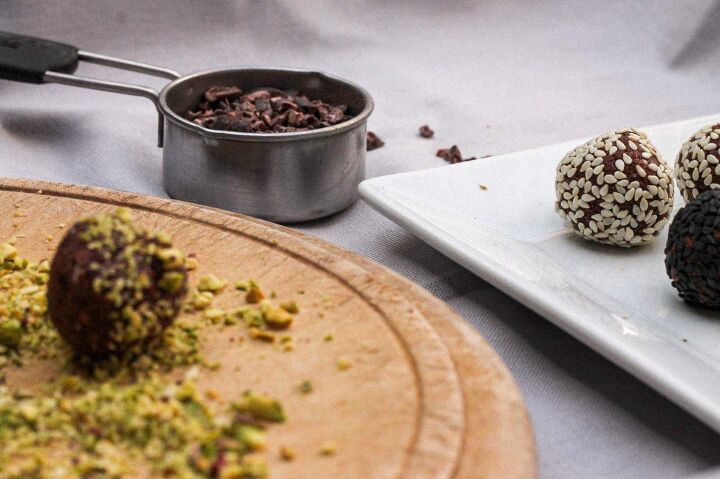 what can i cook with cacao nibs tips hints and recipes using cacao n, Raw Cacao Nib Truffles