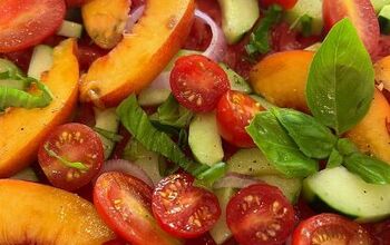 Peach Tomato Cucumber Salad