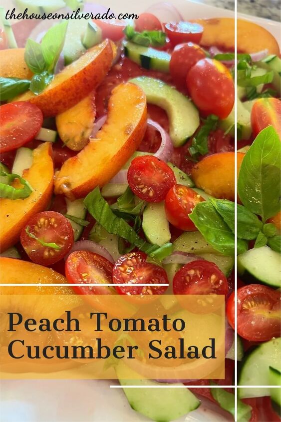 peach tomato cucumber salad