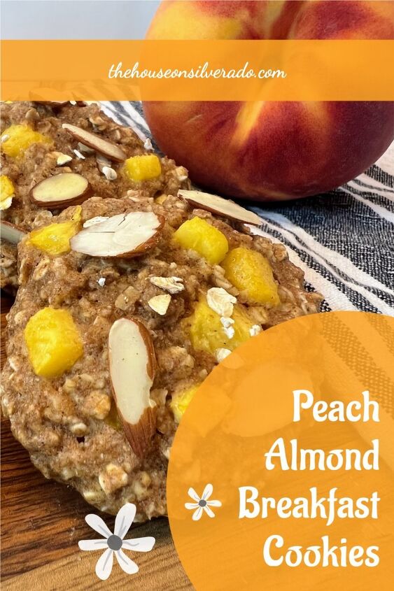 peach almond breakfast cookies