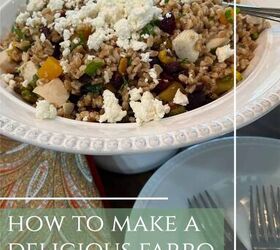 how to make a delicious farro salad