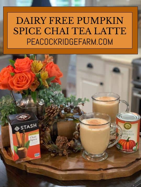 delicious pumpkin spice chai tea latte recipe for fall, If you liked this recipe please Pin It