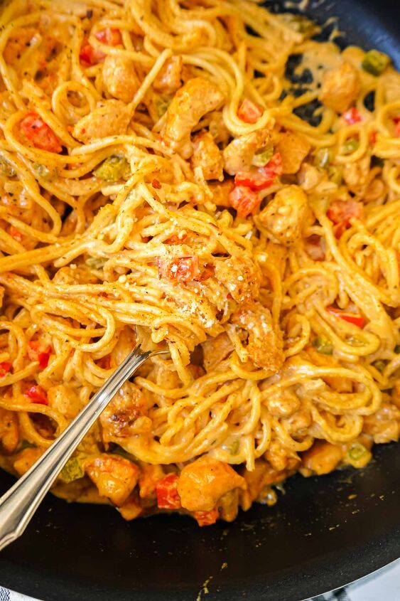 buffalo chicken pasta with ranch, Cajun Chicken Spaghetti