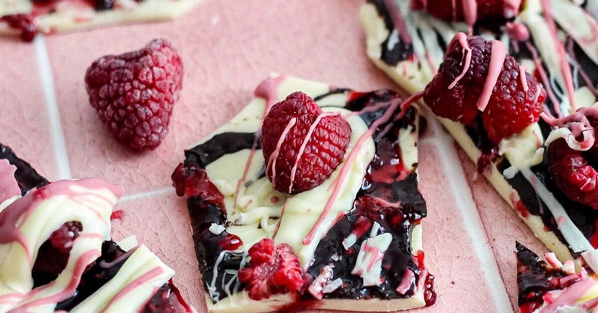 Ruby Raspberry Triple Chocolate Bark | Foodtalk