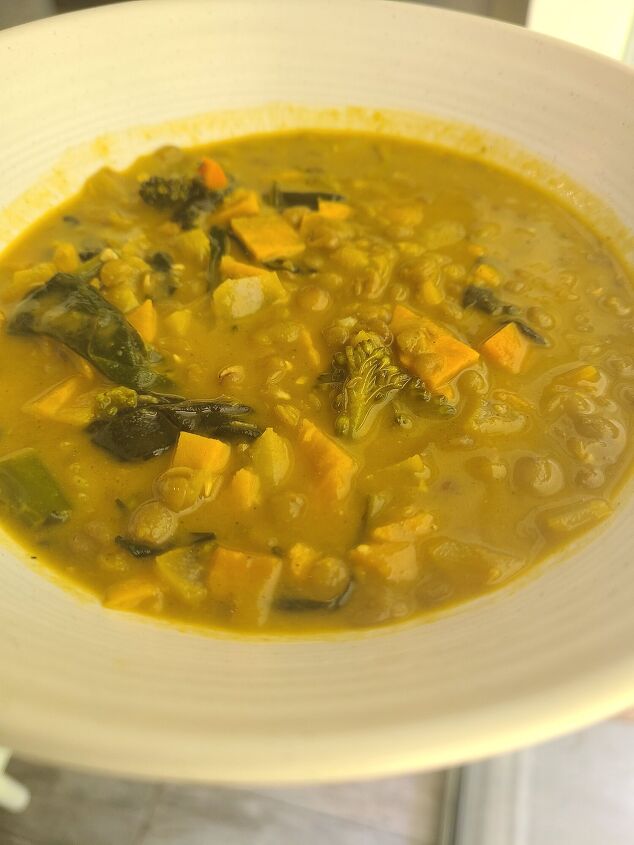 lentil curry vegetable soup