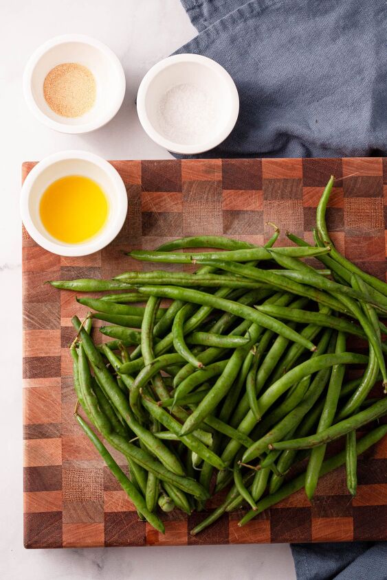 simple air fried green beans