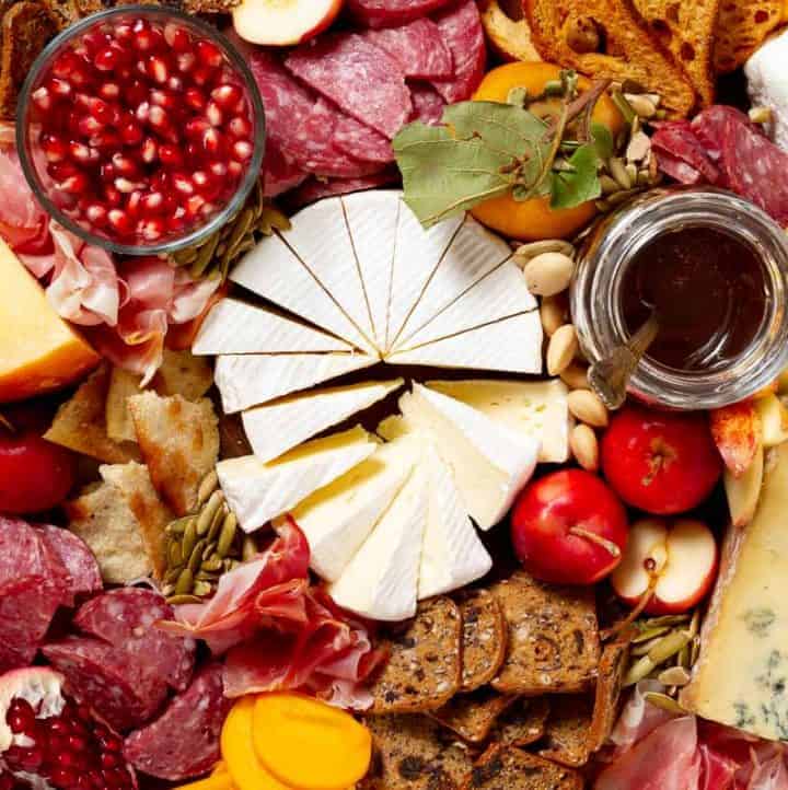 fall meat and cheese board step by step