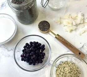 blueberry coconut chia pudding