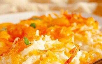 Easy Cheesy Hashbrown Casserole (Without Soup)
