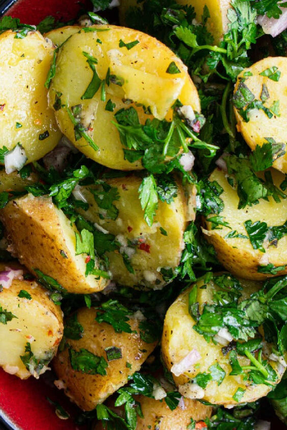 chimichurri potato salad