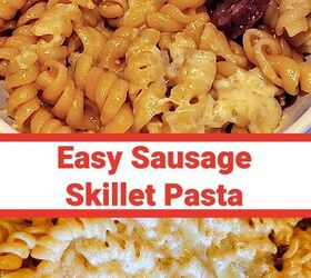 Italian Turkey Sausage Skillet - Easy Skillet Meal - Platter Talk