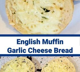 English Muffin Garlic Cheese Bread