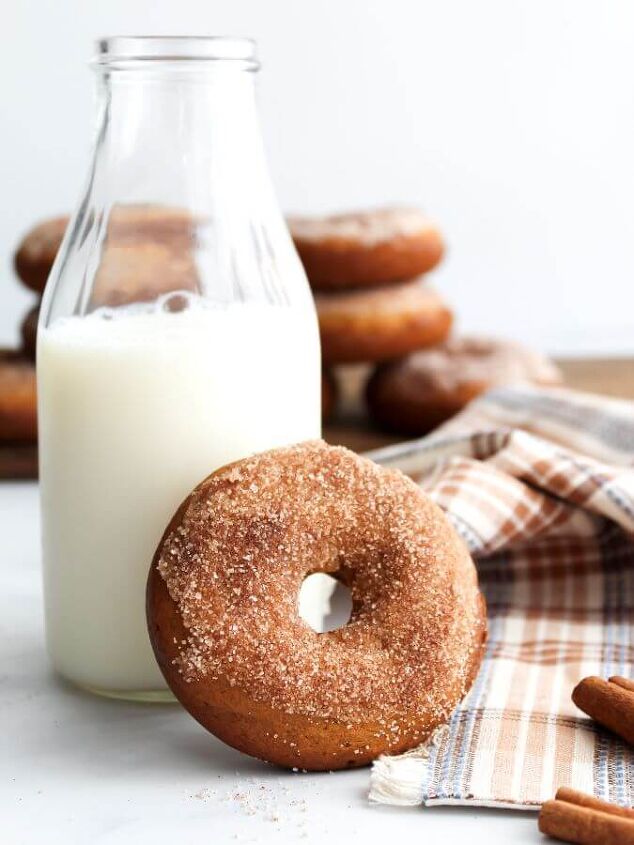 the best light and fluffy baked pumpkin donuts