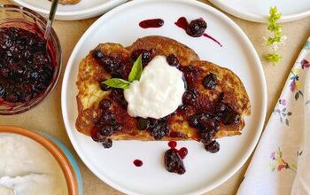 Challah French Toast With Mixed Berry Compote