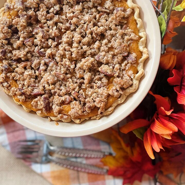 sweet potato pie with streusel topping a biltmore recipe