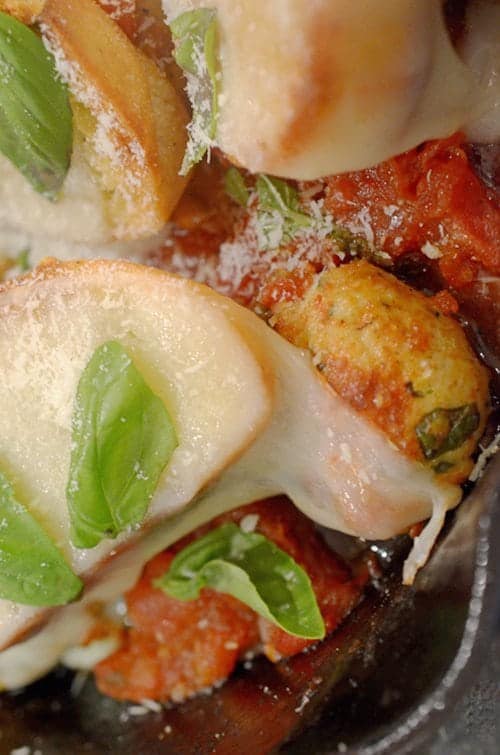 zucchini and pasta with fresh ricotta and basil pesto
