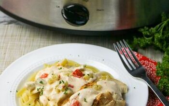 Slow Cooker Cajun Chicken Alfredo