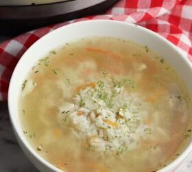 instant pot chicken and rice soup