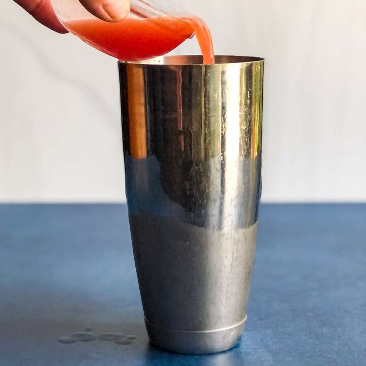 Pour into a shaker